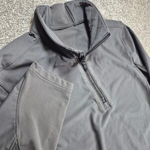 Lululemon 1/4 Zip Pullover Mens Small Gray Athletic Performance Training